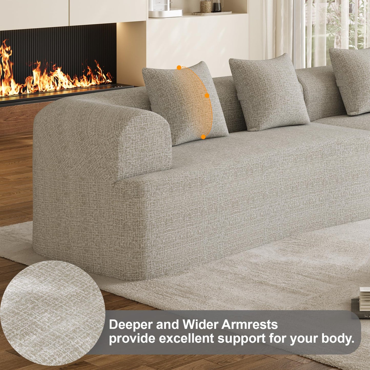 DAMAIFROM Sectional Sofa for Living Room