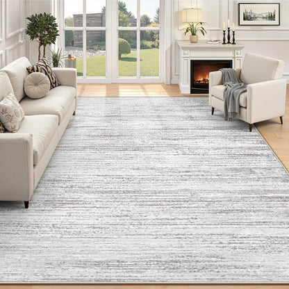 Washable Modern Area Rug with Non-Slip Backing