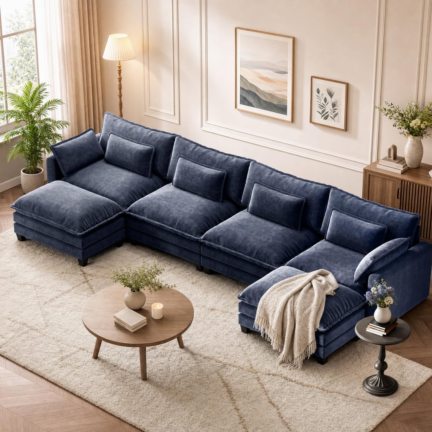 Marsail Futon Sofa Bed, Convertible Small Recliner Sleeper Sofa Bed with Adjustable Backrest