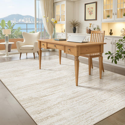 Washable Modern Area Rug with Non-Slip Backing