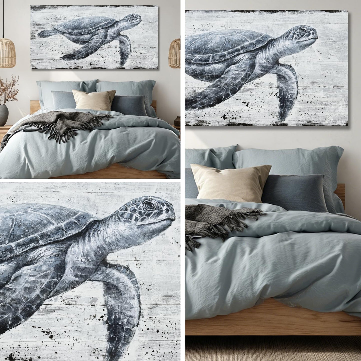 Minimalist Abstract Animal Canvas Wall Art