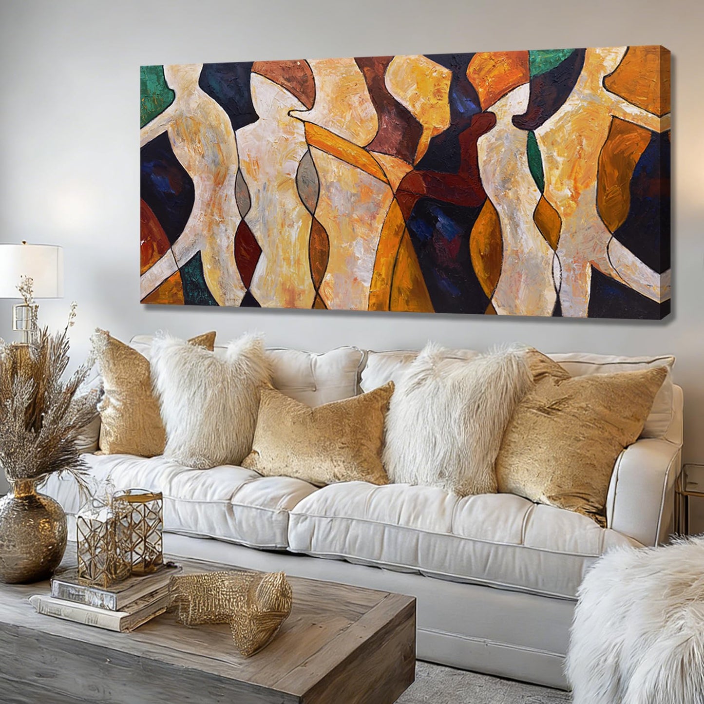 Minimalist Abstract Animal Canvas Wall Art