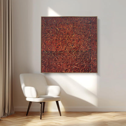 Oversized Blue & White Canvas Wall Art Painting