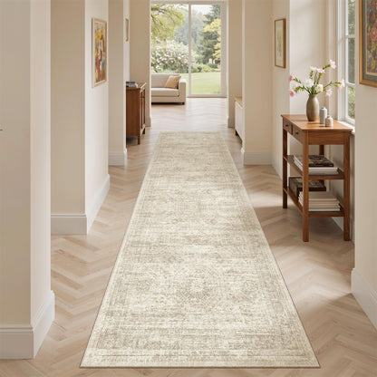 Washable Area Rug with Non-Slip Backing