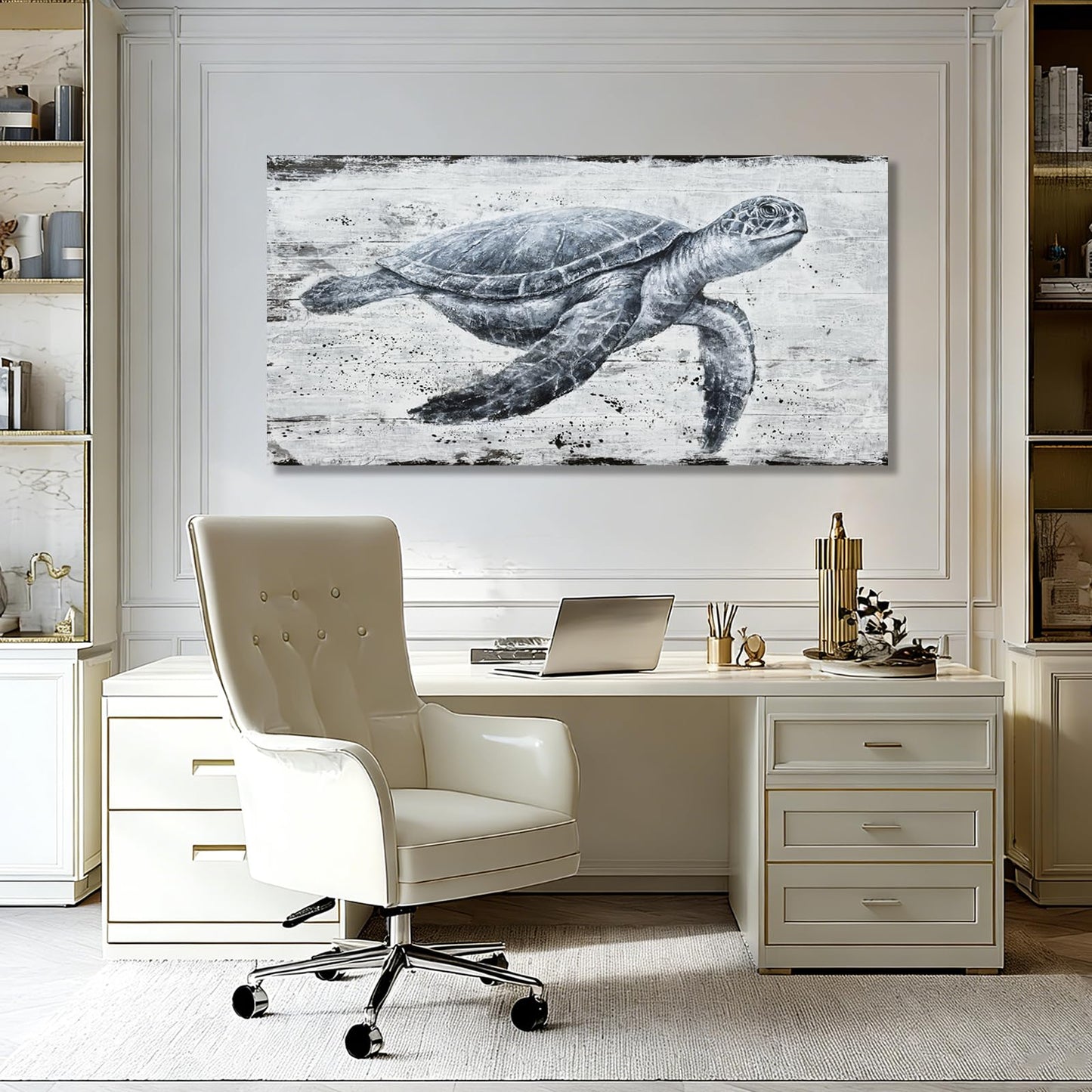 Minimalist Abstract Animal Canvas Wall Art