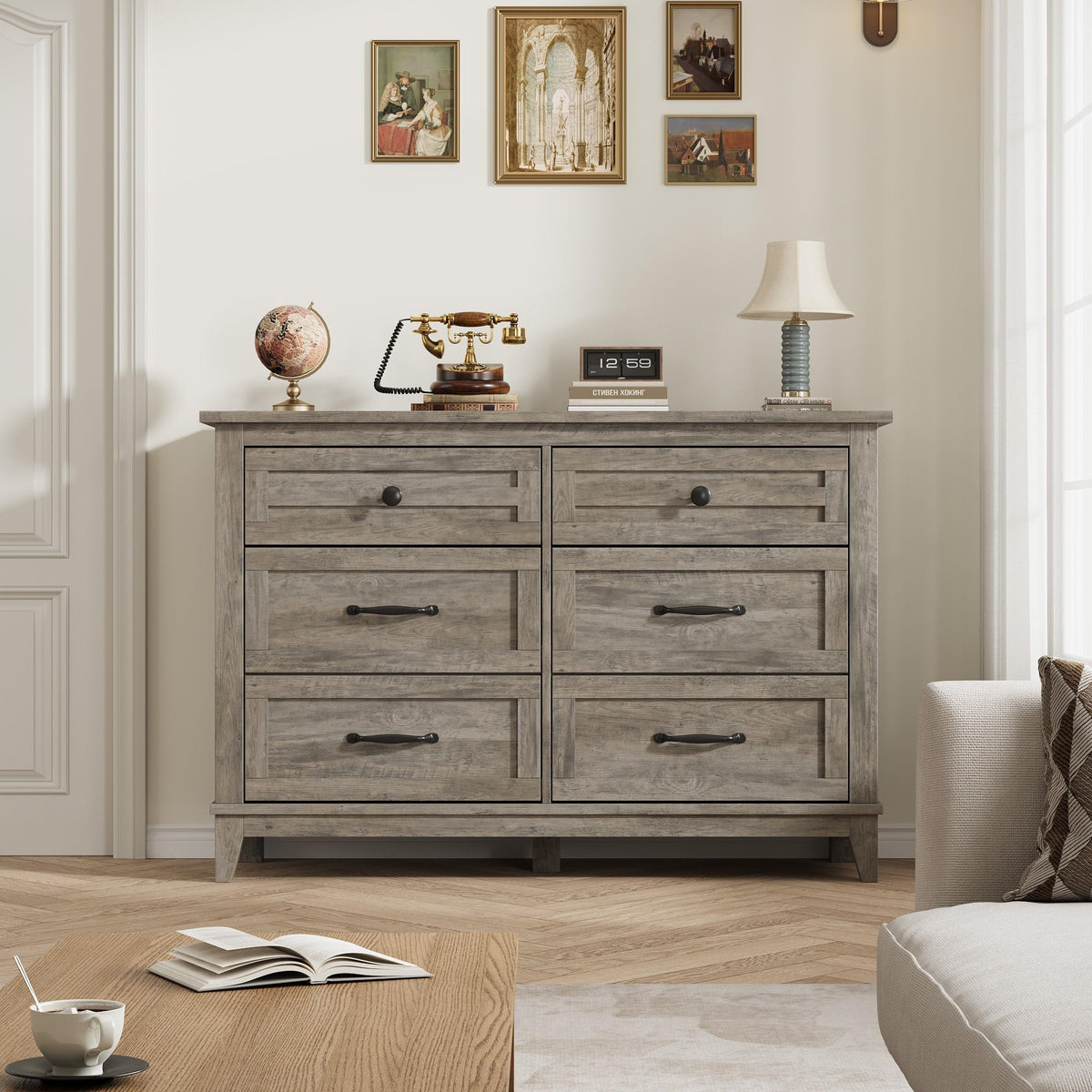 Modern Bedroom Dresser with Spacious Storage