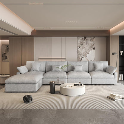 Linen Cloud Modular Sectional Sofa
