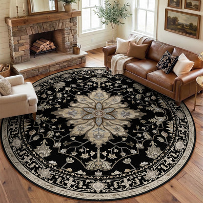 Washable Area Rug with Soft Non-Slip Backing