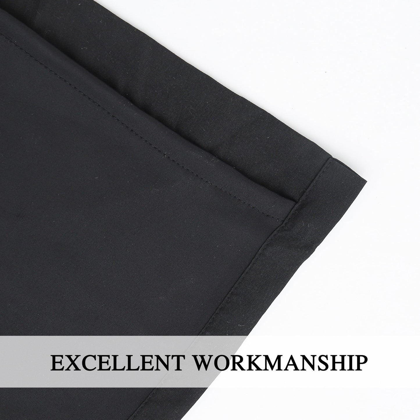 Thermal Blackout Curtains with Handmade Bow Ties