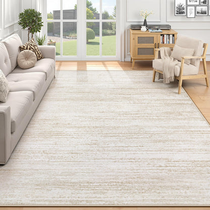 Washable Modern Area Rug with Non-Slip Backing
