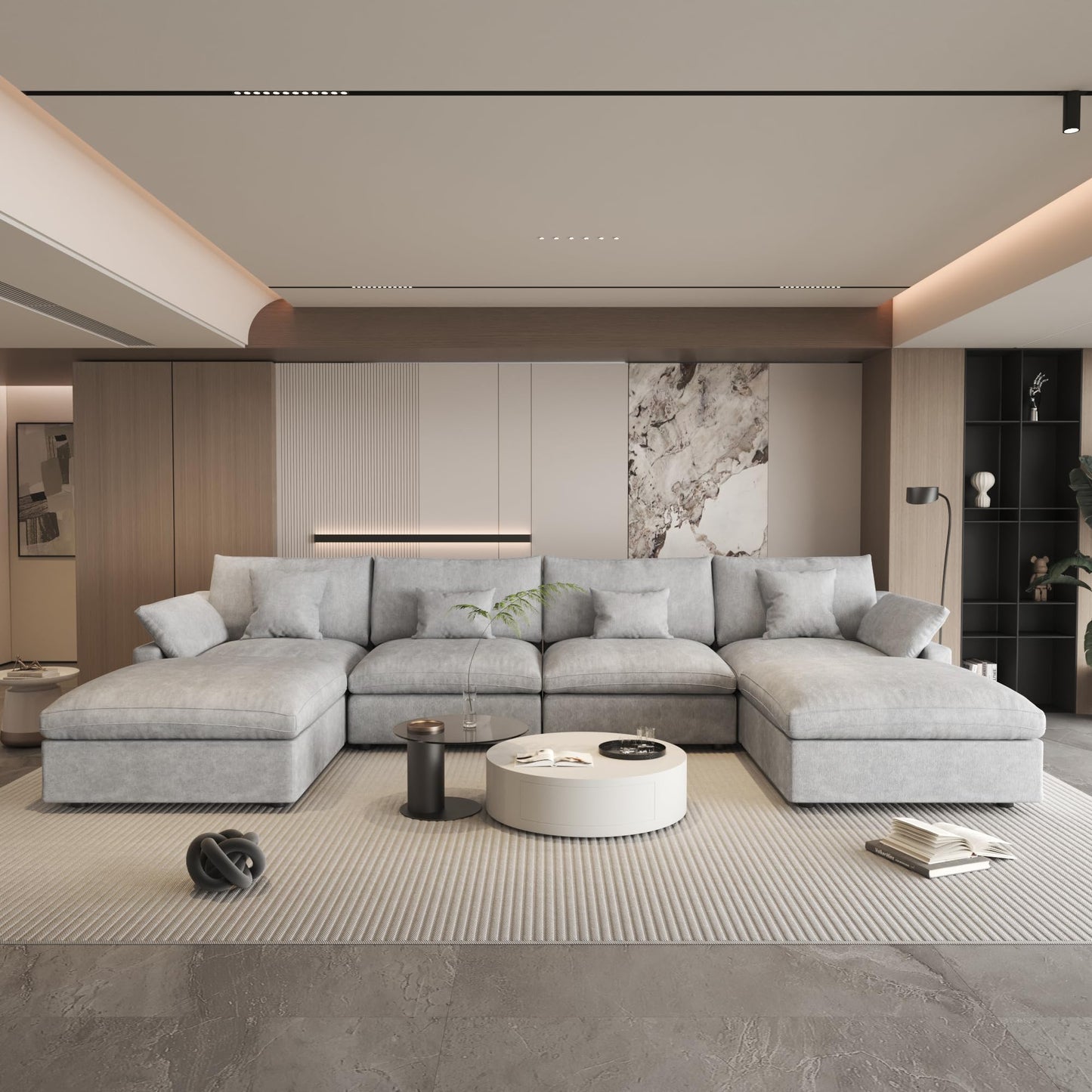 Linen Cloud Modular Sectional Sofa