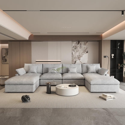 Linen Cloud Modular Sectional Sofa