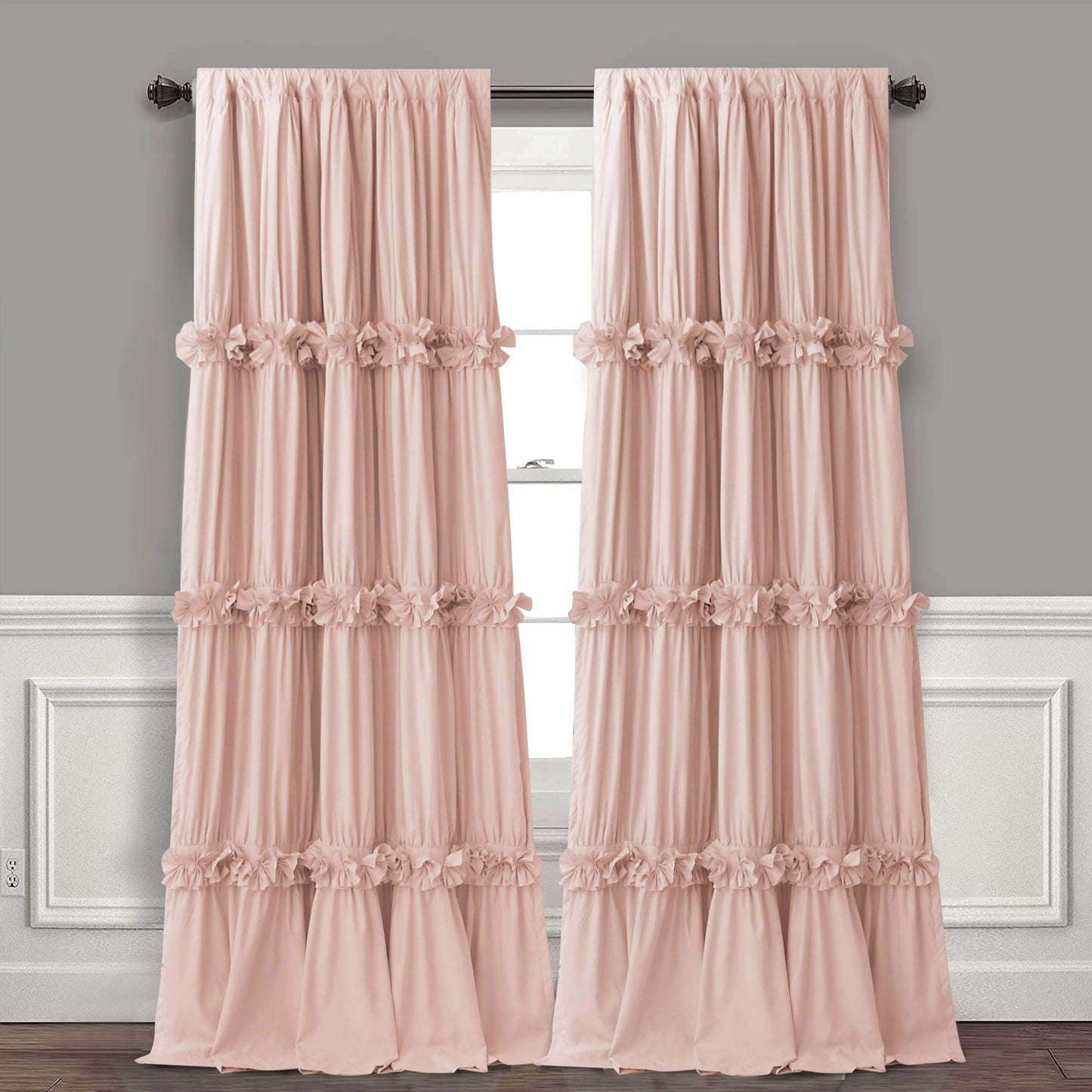 Thermal Blackout Curtains with Handmade Bow Ties