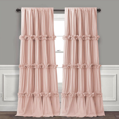 Thermal Blackout Curtains with Handmade Bow Ties