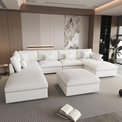 Linen Cloud Modular Sectional Sofa