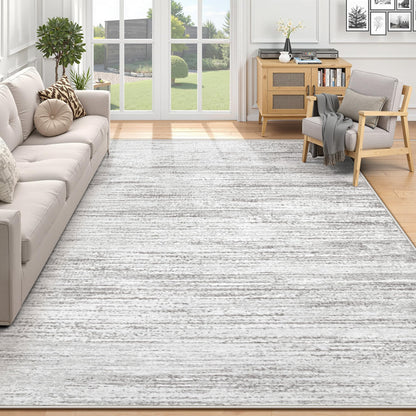 Washable Modern Area Rug with Non-Slip Backing