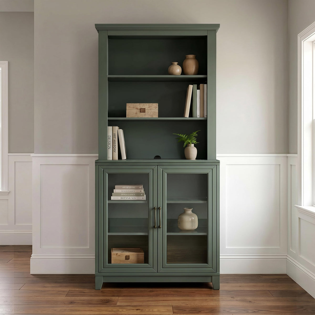Martha Stewart Bedford Modular Fluted Storage Cabinet