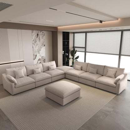 Linen Cloud Modular Sectional Sofa