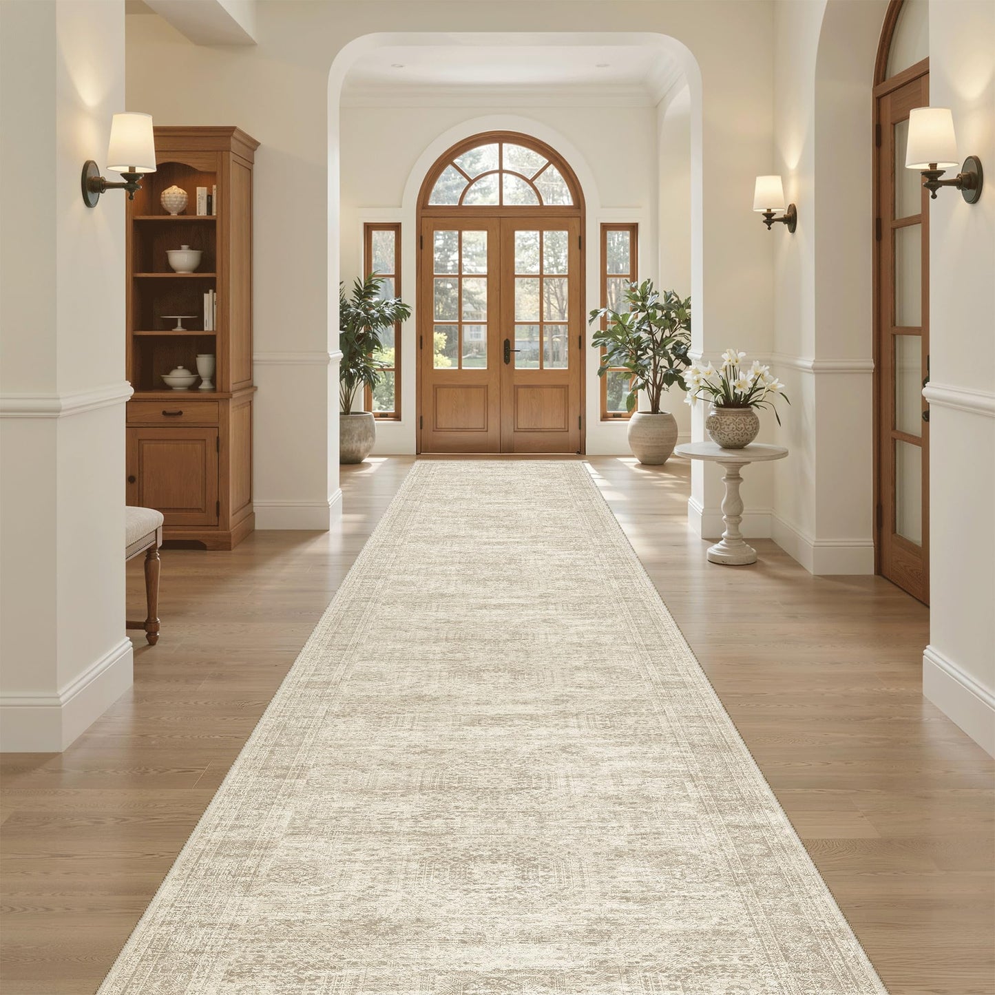 Washable Area Rug with Non-Slip Backing