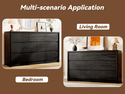 Modern 9-Drawer Bedroom Set with Matching Nightstands