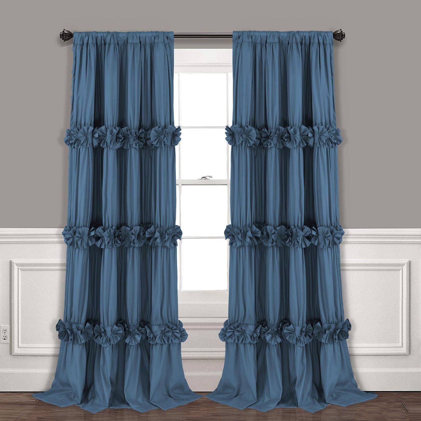 Thermal Blackout Curtains with Handmade Bow Ties