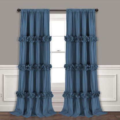 Thermal Blackout Curtains with Handmade Bow Ties