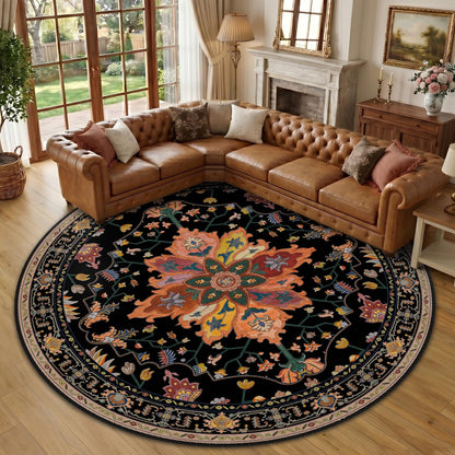 Washable Area Rug with Soft Non-Slip Backing