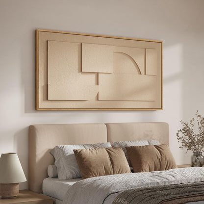 Extra Large 3D Framed Abstract Canvas Wall Art