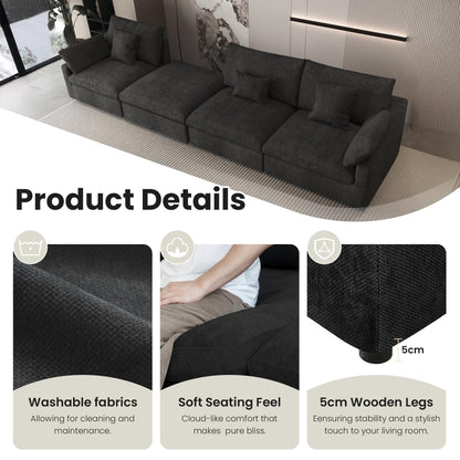Linen Cloud Modular Sectional Sofa