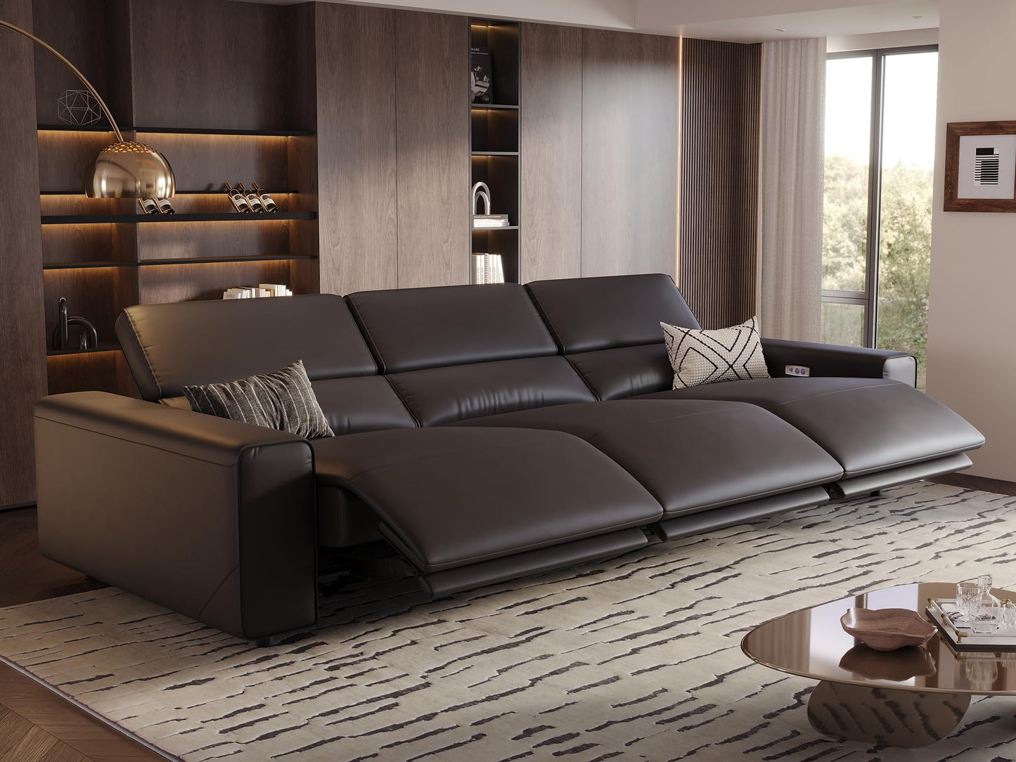 77-Inch Power Reclining Loveseat