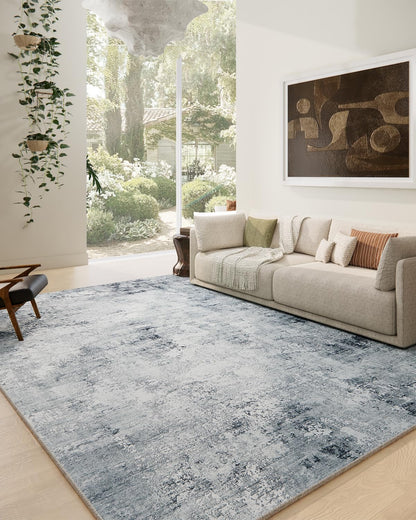 Washable Vintage Runner Rug with Non-Slip Backing