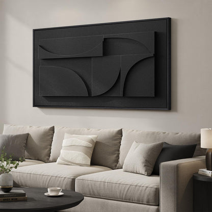 Extra Large 3D Framed Abstract Canvas Wall Art