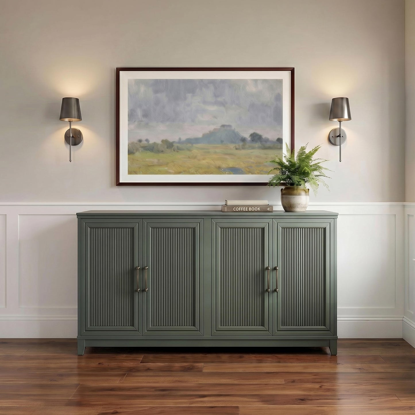 Martha Stewart Bedford Modular Fluted Storage Cabinet