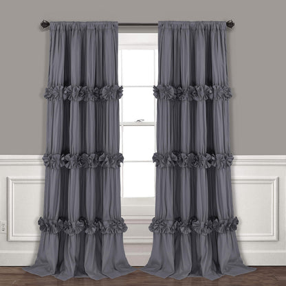 Thermal Blackout Curtains with Handmade Bow Ties
