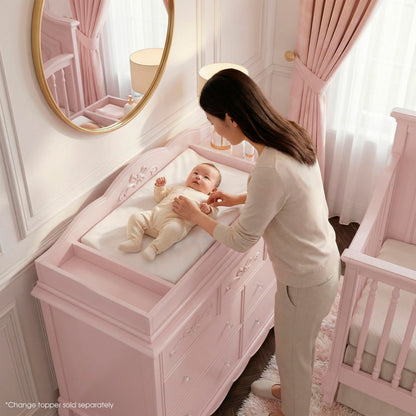 Aurora 7-Drawer Double Dresser with Elegant Detailing