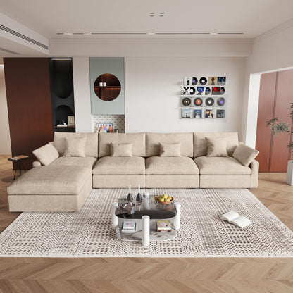 Linen Cloud Modular Sectional Sofa