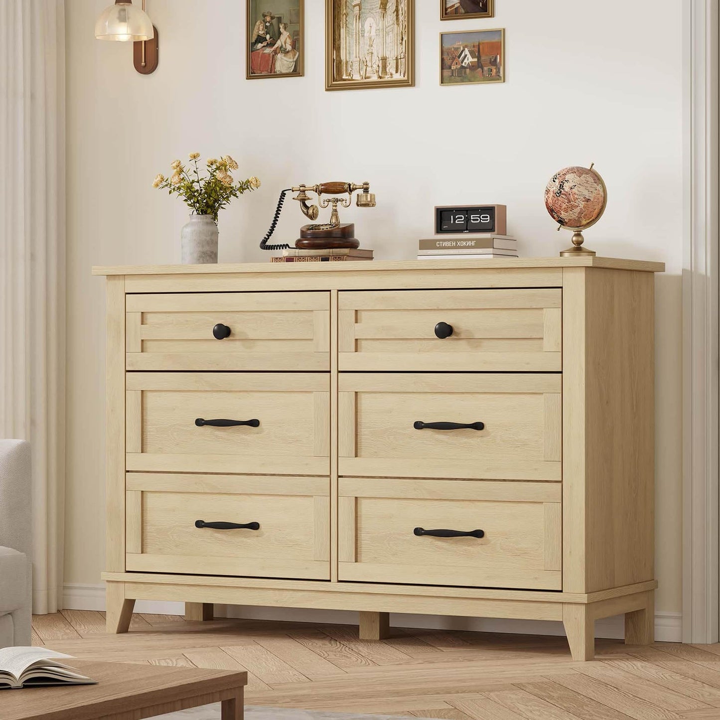 Modern Bedroom Dresser with Spacious Storage