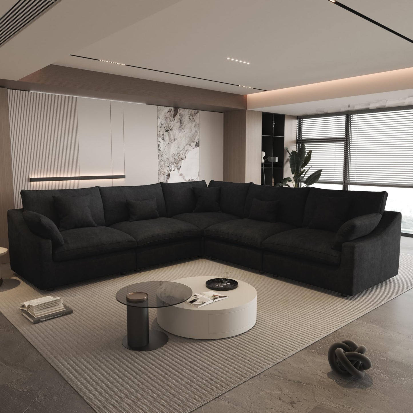 Linen Cloud Modular Sectional Sofa