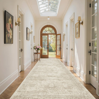 Washable Area Rug with Non-Slip Backing