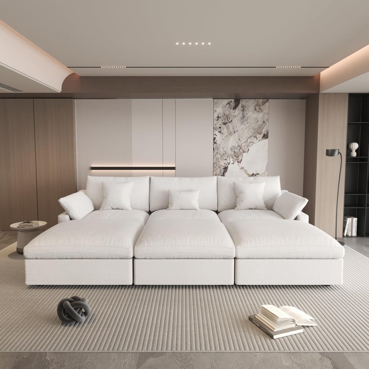 Linen Cloud Modular Sectional Sofa