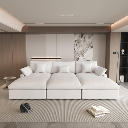Linen Cloud Modular Sectional Sofa