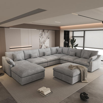 Linen Cloud Modular Sectional Sofa