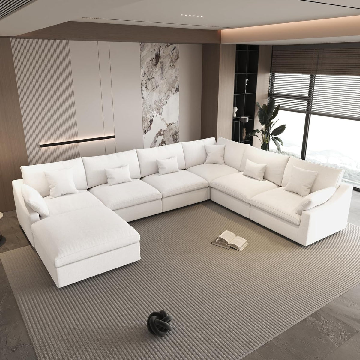 Linen Cloud Modular Sectional Sofa