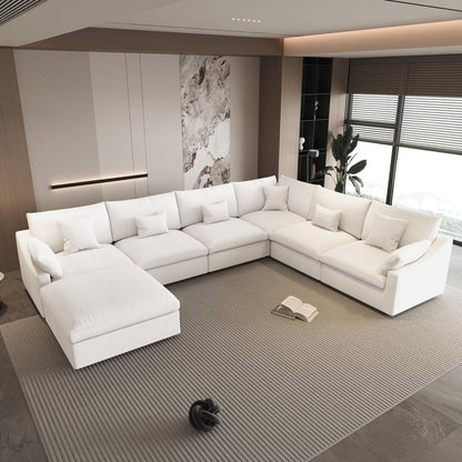 Linen Cloud Modular Sectional Sofa