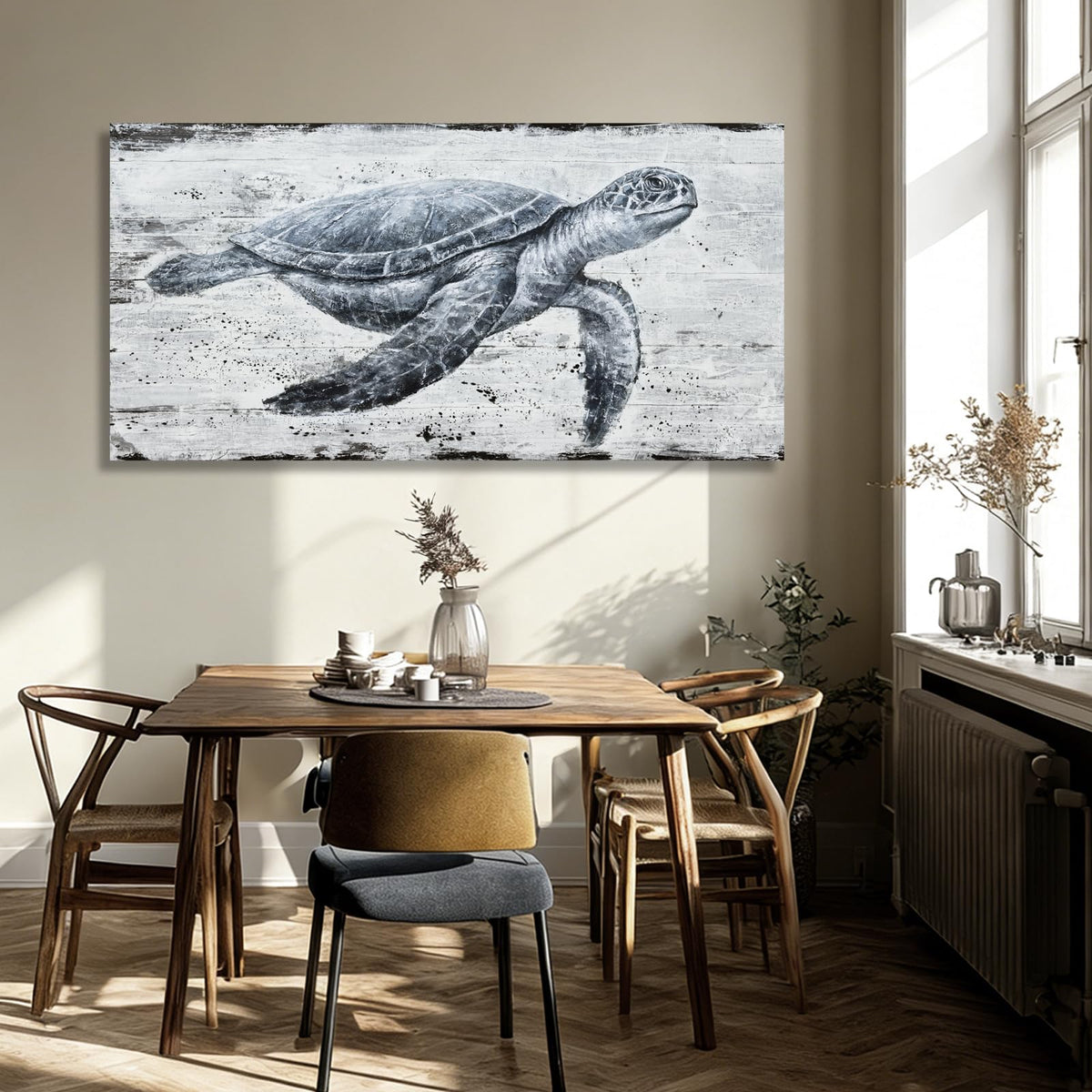 Minimalist Abstract Animal Canvas Wall Art