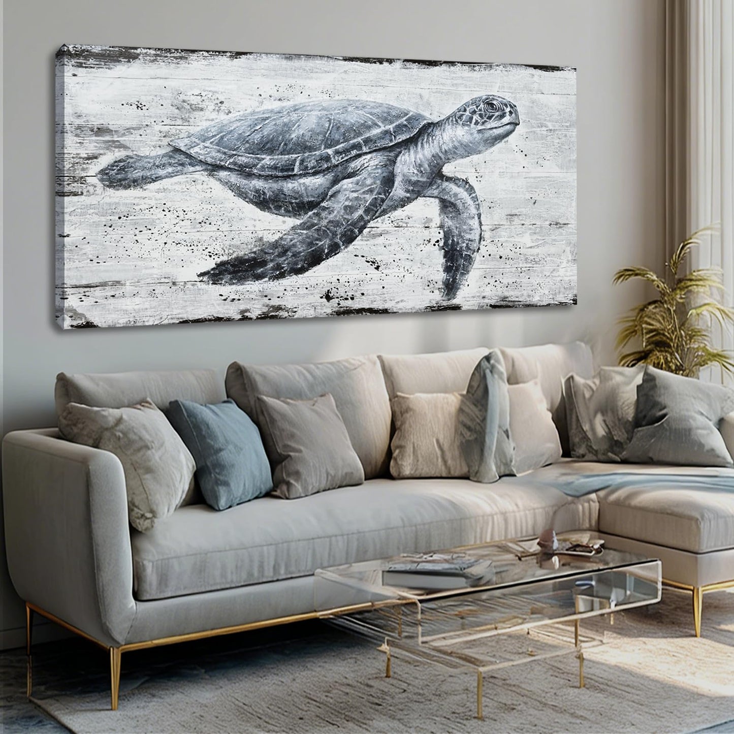 Minimalist Abstract Animal Canvas Wall Art