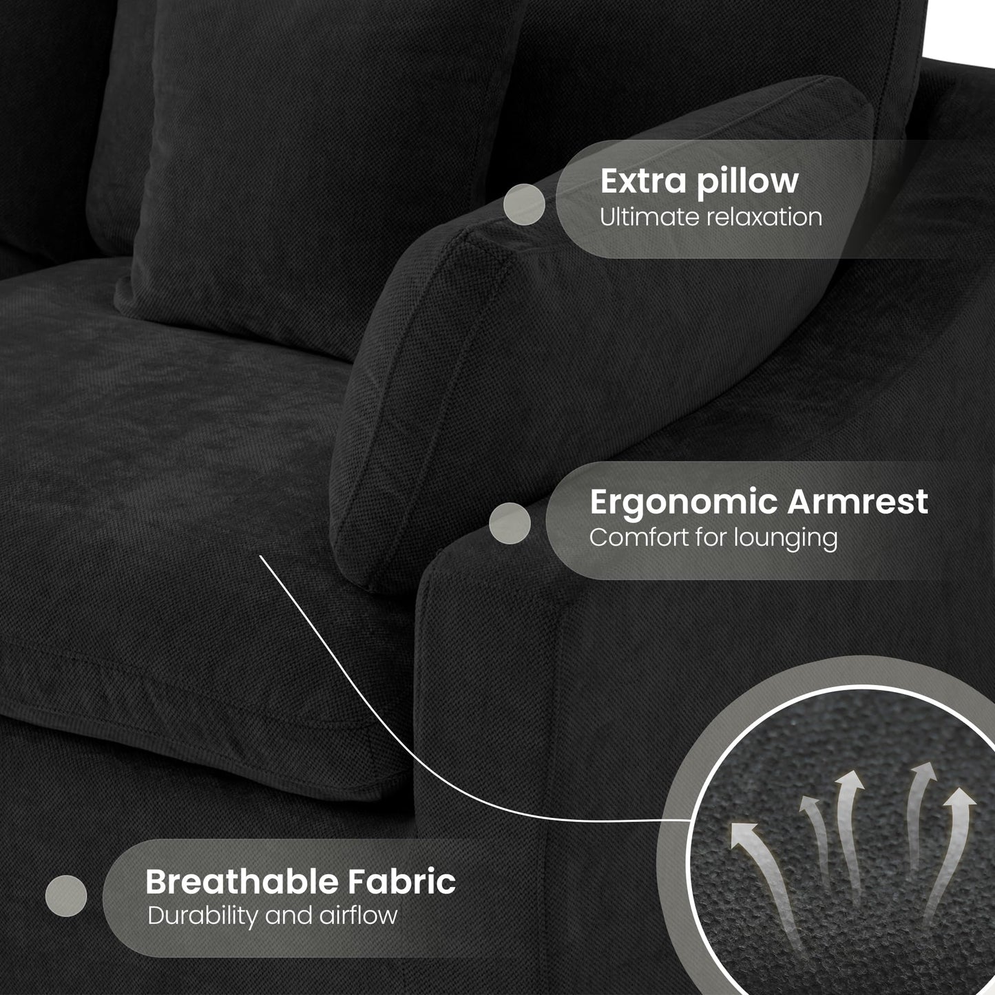 Linen Cloud Modular Sectional Sofa