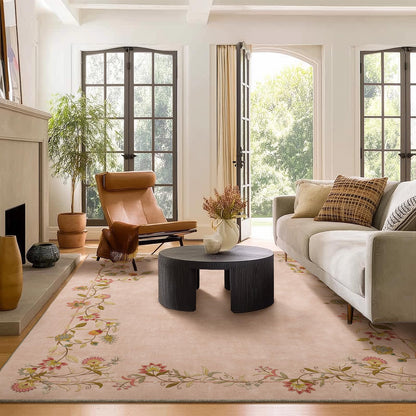 Washable Vintage Runner Rug with Non-Slip Backing