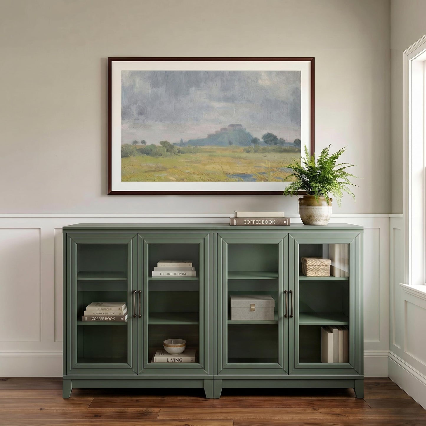 Martha Stewart Bedford Modular Fluted Storage Cabinet