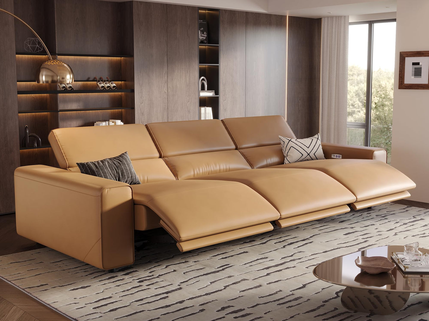 77-Inch Power Reclining Loveseat